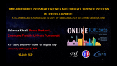 thumbnail of medium TIME-DEPENDENT PROPAGATION TIMES AND ENERGY LOSSES OF PROTONS IN THE HELIOSPHERE