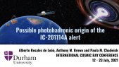 thumbnail of medium Possible photohadronic origin of the IC-201114A alert