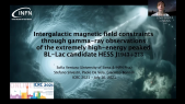 thumbnail of medium Inter Galactic Magnetic field constraints through the gamma ray observations of the Extreme BL Lac HESS 1943+213