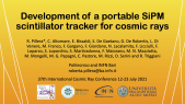 thumbnail of medium Development of a portable SiPM scintillator tracker for cosmic rays